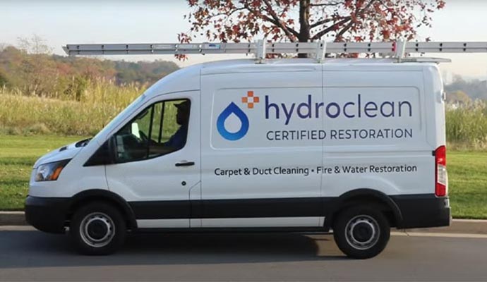 hydro cleanducts service van