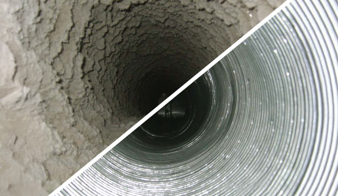 clean Vs. dirty duct