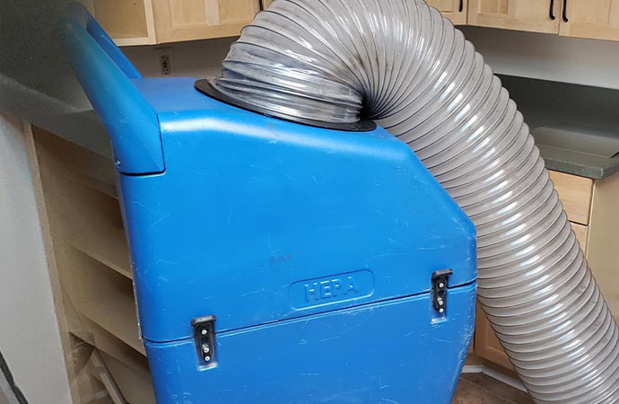 HEPA air duct cleaning equipment