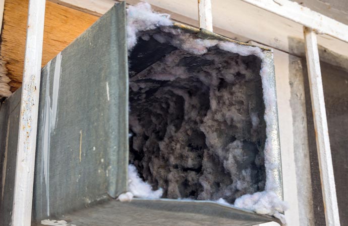 debris in the air duct