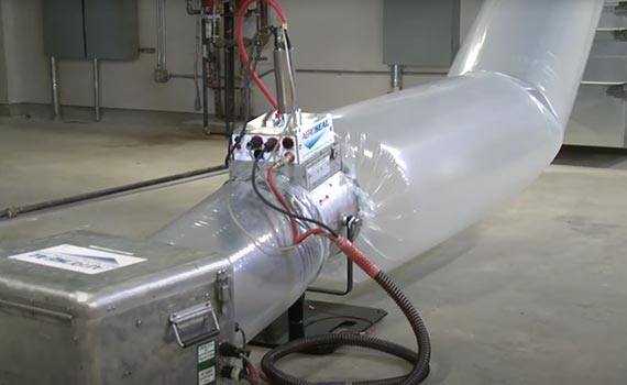 Patented aeroseal duct